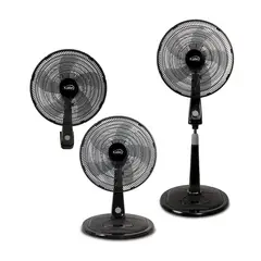 KALLEY - Ventilador 3 en 1 16" K-V1631 Negro