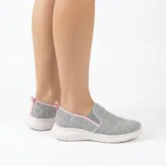 XIAN SHOES - Tenis ultralivianos grisrosado Ref E22