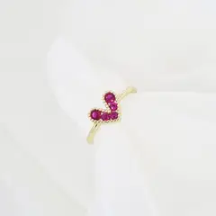 RAVEL - ANILLO AJUSTABLE AMORE FUCSIA