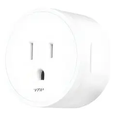 VTA CASA INTELIGENTE - Tomacorriente Inteligente VTA-84223 15A Blanco Wi-Fi Siri Atajos VTA+