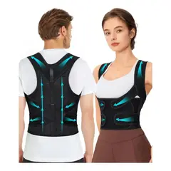 GENERICO - Corrector De Postura Ajustable Espalda Ortopédico Talla M - L -XL- 2XL