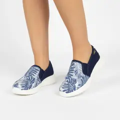 XIAN SHOES - Tenis ultraliviano hoja azul E79
