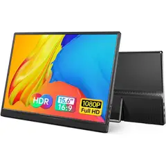 GENERICO - Monitor Portátil YXK 15.6 Pulgadas 1080P USB-C HDMI Ultradelgado
