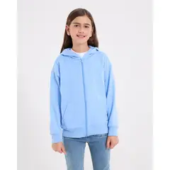 OSTU - Buzo Infantil Niña Zipper Marca Color Azul #90060164