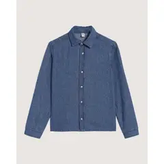 OSTU - Camisa Infantil Niño Manga Larga Marca Azul #80010063