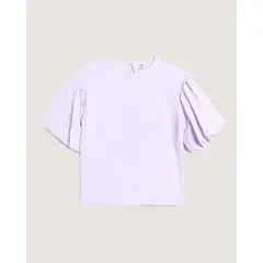 OSTU - Blusa Infantil Niña Manga Corta Marca Lila #90120058