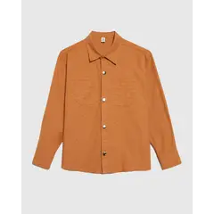 OSTU - Camisa Para Niño M/L Marca Color Naranja #80010053