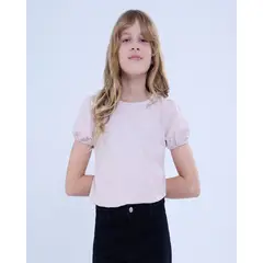 OSTU - Blusa Para Infantil Niña M/C Color Rosado #90120047