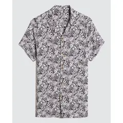 OSTU - Camisa para Niño marca color Negro en Viscosa #8001