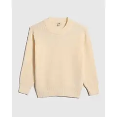 OSTU - Saco Para Niña C/R Marca Color Crema #90330005