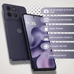 MOTOROLA - Celular G17 Power- Morado