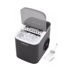 TECNOHOGAR JS - Máquina de Hielo Sokany 12Kg Portátil Rápida con Pala y Panel Táctil
