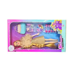 GENERICO - Muñeca Dayotoyss Articulada con Vestido Elegante y Accesorios, de 29 cm