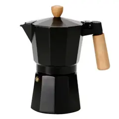 GENERICO - Cafetera Italiana Moka Pot 6 Tazas Aluminio Para Espresso Compatible Con Gas y Estufa