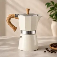 GENERICO - Cafetera Italiana Moka 12 Tazas Aluminio Para Espresso Intenso y Café Tradicional