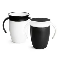 MUNCHKIN - Set x2 Vaso Antiderrame 7 Oz Miracle 360 Para Bebe