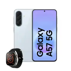 SAMSUNG - Galaxy A57 256GB 8GB Ram 5G Azul Cielo + Smartwatch