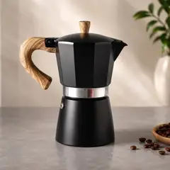 GENERICO - Cafetera Italiana Moka 12 Tazas Aluminio Para Espresso Intenso y Café Tradicional