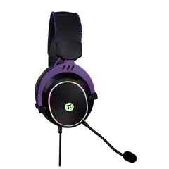 PRIMUS - Diadema Gamer Arcus 151T con Micrófono RGB USB-A y USB-C Sonido Envolvente 7.1 Negro