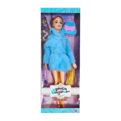 GENERICO - Muñeca Abrigo Elegante Bolso Juguete Niñas Interactivo
