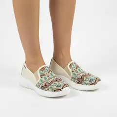 XIAN SHOES - Tenis ultralivianos jeroglíficos E78