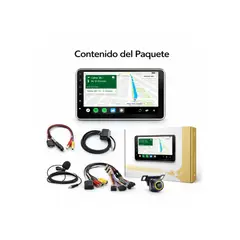 GENERICO - Pantalla CarPlay y Android Auto 10 + GPS + Cámara de Reversa