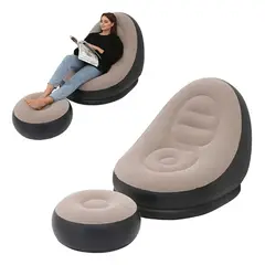 SHAD - Sillas Sillón Plegables Portátiles Inflables Con Reposapies