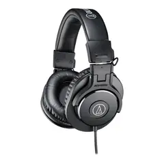 AUDIO TECHNICA - Audífonos Audio-technica ATHM30XBK Monitoreo Negro
