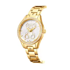 LOIX - Reloj Mujer Original Acero Dorado Nácar Analógico Lujo Elegante Exclusivo Resistente L1298-1