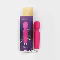 CAMTOYZ - Vibrador Masajeador Noah Tipo Wand USB con 20 Modos