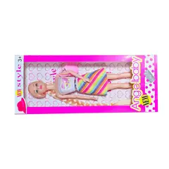 GENERICO - Muñeca Vestido Bolso Cabello Largo Moda Juguete Niña