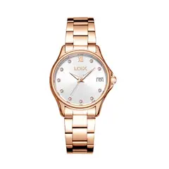 LOIX - Reloj Mujer Original Acero Inoxidable Plateado Dorado Bicolor Elegante Minimalista L1271-3