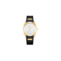 LOIX - Reloj Dama Original Silicona Rosa Oro Rosa Cristales Maquinaria Miyota Cuarzo Analogo L1273-1