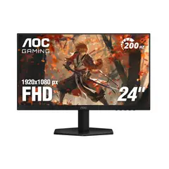 AOC - Monitor Gamer 24G42HE 23.8 Full HD IPS 200Hz 1ms