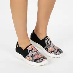 XIAN SHOES - Tenis ultraliviano orquídea negra Ref E00