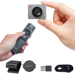 OBSBOT - Webcam IA Meet Se Gris Espacial Con Control Remoto