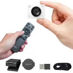 OBSBOT - Meet Se con IA Webcam Blanco Nieve Con Control Remoto