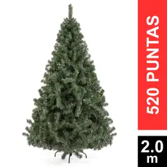 GIO HOME - ÁRBOL DE NAVIDAD PINO LONDON 200 CM VERDE 520 PUNTAS