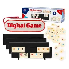 SWISSHOME - JUEGO DE MESA DIVERTIDO RUMMIKIU VIAJERO APTO PARA NIÑOS Y NIÑAS +3 AÑOS.
