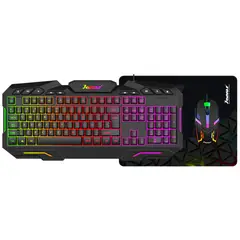 JANUS - COMBO TECLADO Y MOUSE GAMER MEMBRANA ALAMBRICO XTREME PRIME