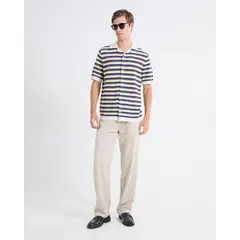 SEVEN SEVEN - Pantalón Binado Pretina Ajustable Para Hombre Taupe