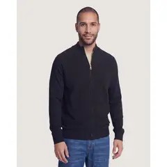 OSTU - Saco Para Hombre Cardigan Marca Color Negro #60330057