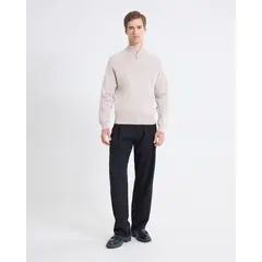 SEVEN SEVEN - Pantalón Sastre De Corte Actual Para Hombre Negro