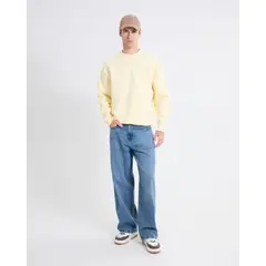 SEVEN SEVEN - Jean Baggy Medio Oscuro Para Hombre Azul