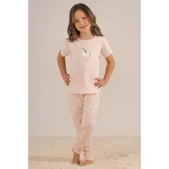 PROVOCAME - Pijama Niña Palo Rosa 23152