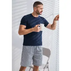 PROVOCAME - Pijama Hombre Azul Oscuro 21119