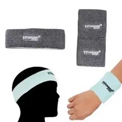 WONDER SPORT - Balaca y Muñequera para el Sudor Sport