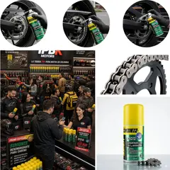 SIMONIZ - Desengrasante Moto Limpieza Cadena Kit Arrastre Mantenimiento Premium