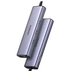 UGREEN - Revodok Hub USB-C 6 en 1 Ethernet HDMI 4K PD 100W