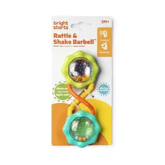 BRIGHT STARTS - Juguete con mancuernas sonajero y vibrador